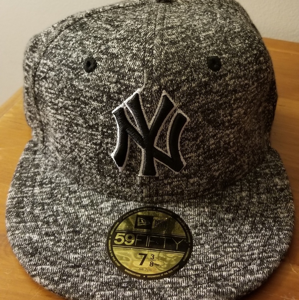 New Era 59Fifty New York Yankees Gray Fitted Hat